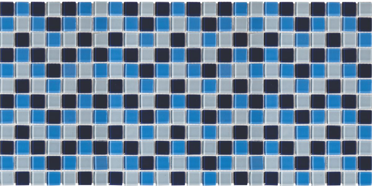 Blue Random Mosaic