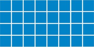 Sky Blue Quad Mosaic
