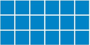 Sky Blue Tri Mosaic