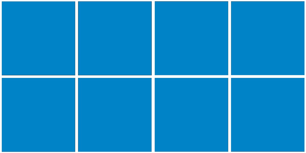Sky Blue Twin Mosaic
